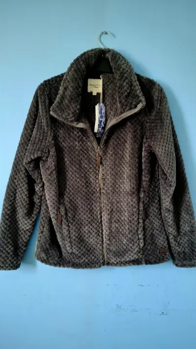 Chaqueta de felpa gris Regatta para mujer - miniatura 1