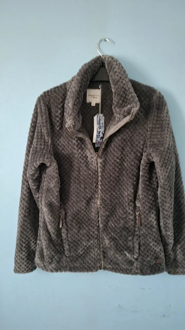 Chaqueta de felpa gris Regatta para mujer - 3