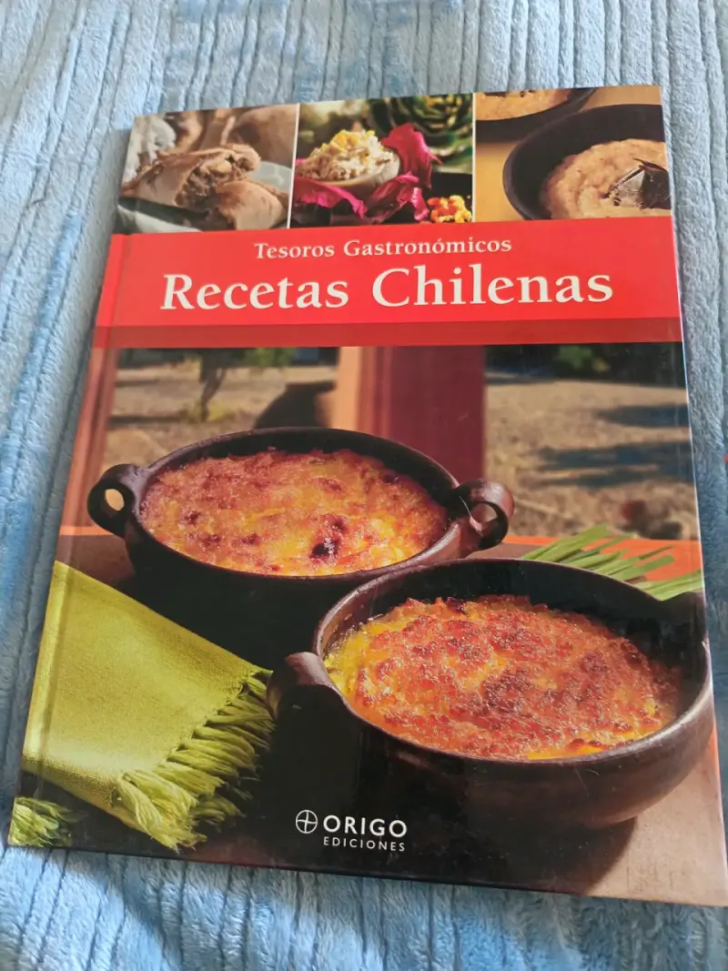 Libro de recetas chilenas Tesoros Gastronómicos