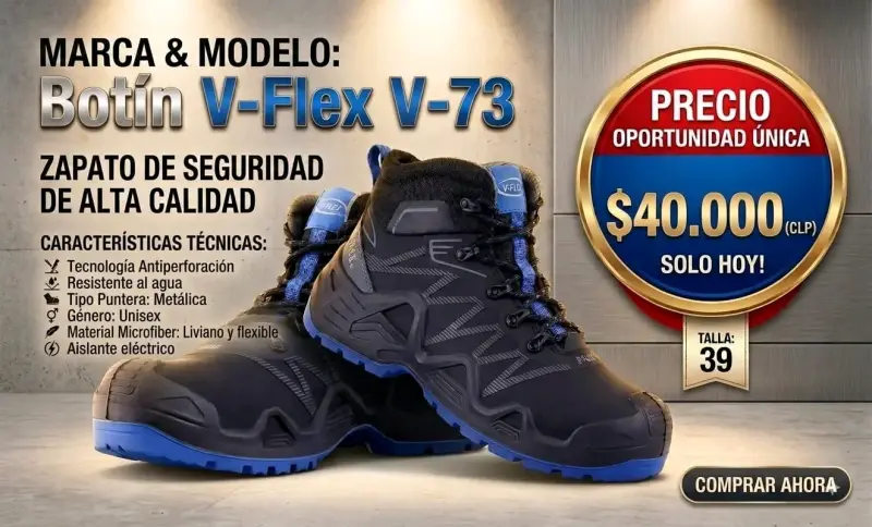 Botín de Seguridad V-Flex V-73 Unisex