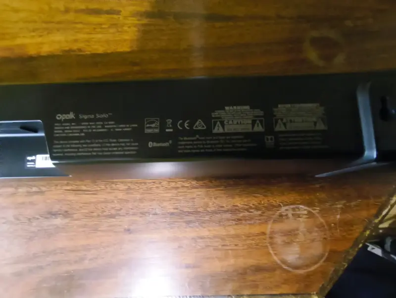 Barra de sonido Polk Signa Solo con Bluetooth - 1