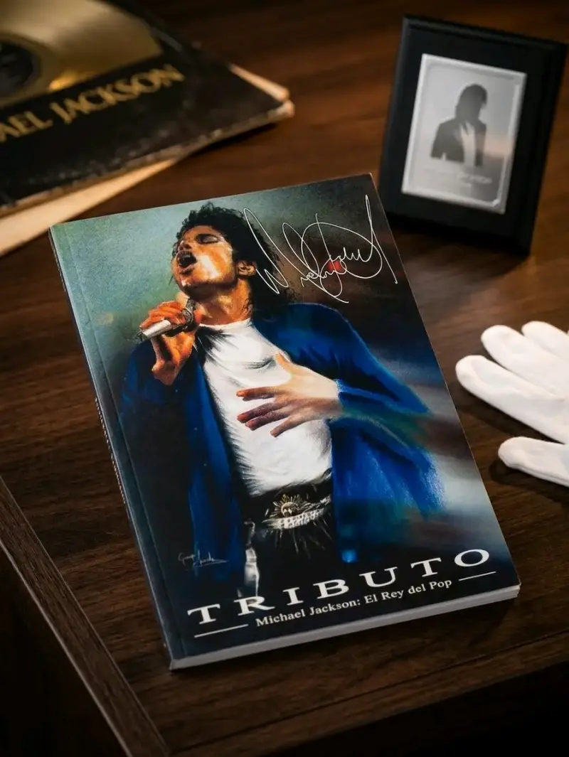Libro Tributo a Michael Jackson con Fotografías