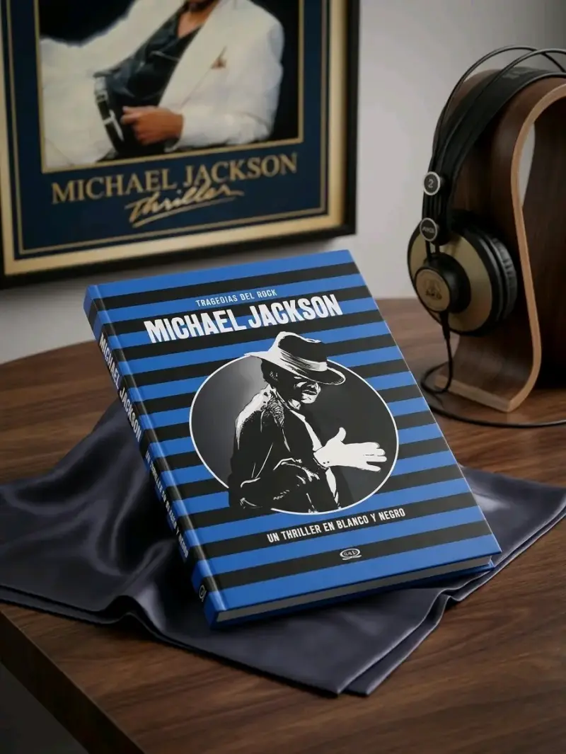 Libro 'Tragedias del Rock: Michael Jackson' en tapa dura