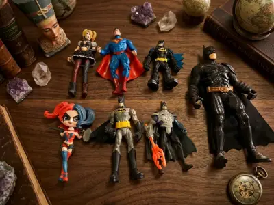 Figuras de acción Batman y Batgirl colección DC - miniatura 3