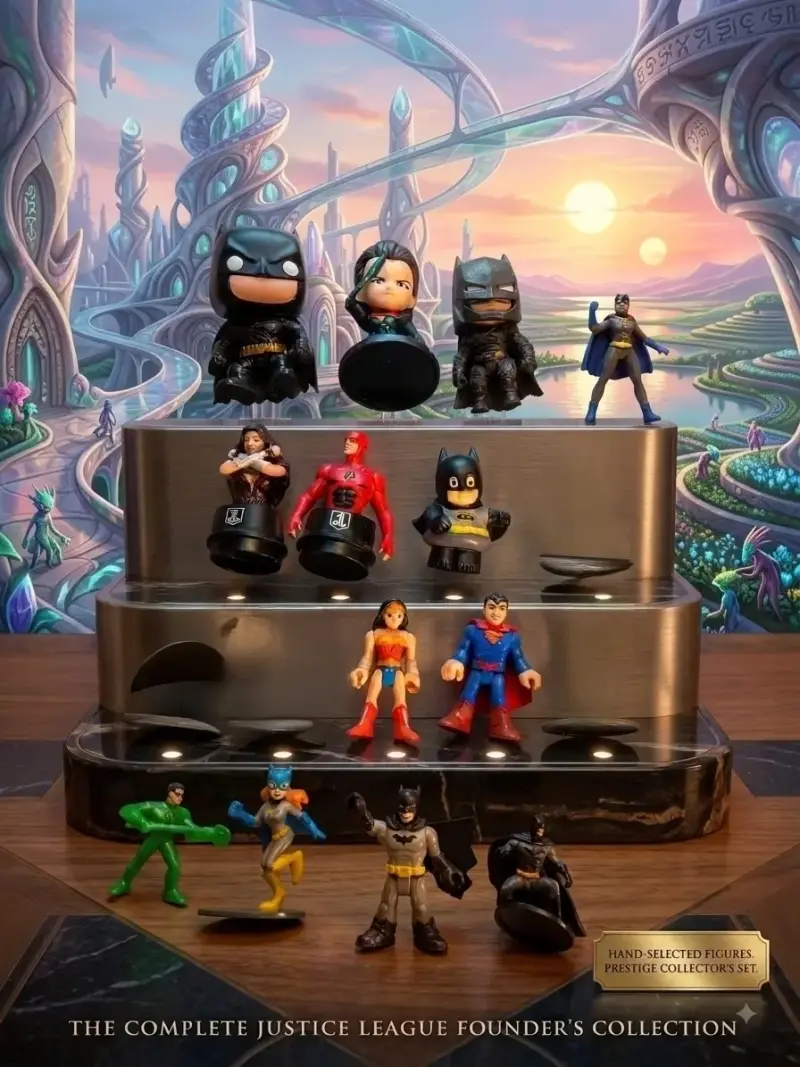 Figuras de acción Batman y Batgirl colección DC - 4