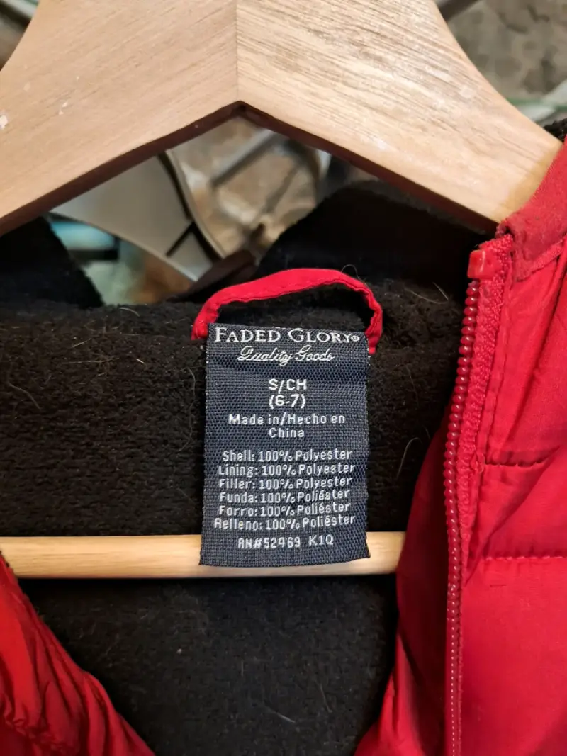 Chaqueta roja para niños Faded Glory - 4
