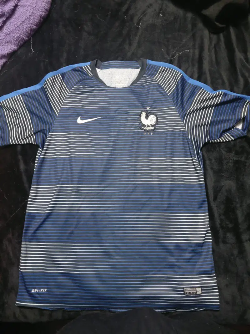 Camiseta Origunal Nike Francia Dri-Fit Azul 17-18 - 2