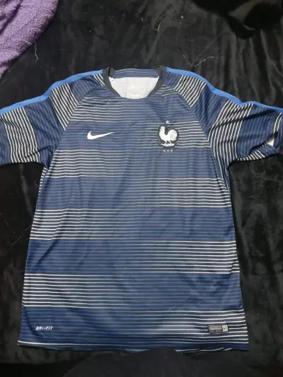Camiseta Origunal Nike Francia Dri-Fit Azul 17-18 - miniatura 2