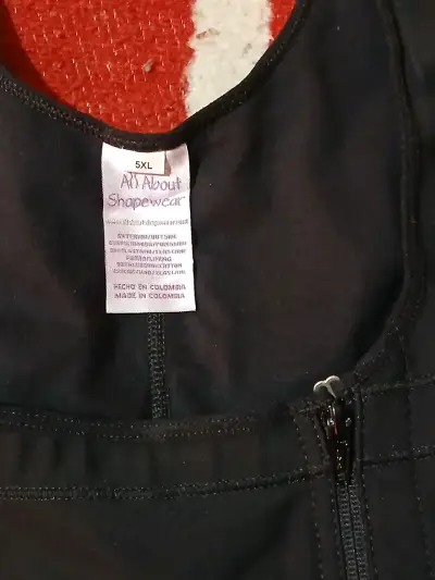 Faja colombiana negra talla 5XL alta compresión - miniatura 4