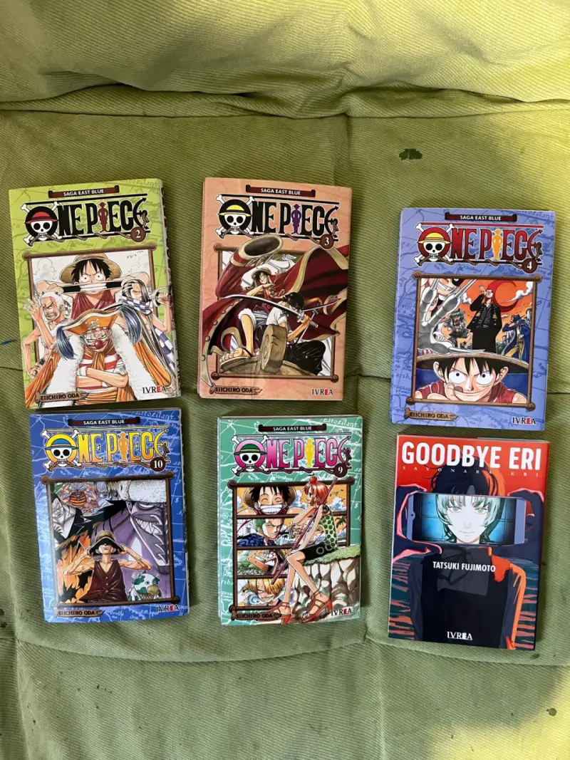 Colección de mangas One Piece y Goodbye Eri Eri - 1