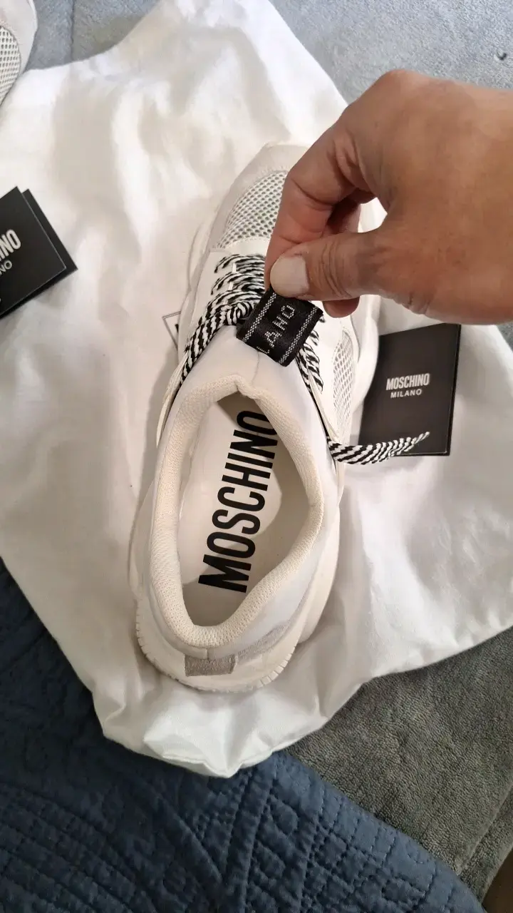 Zapatillas deportivas Moschino blancas - 3