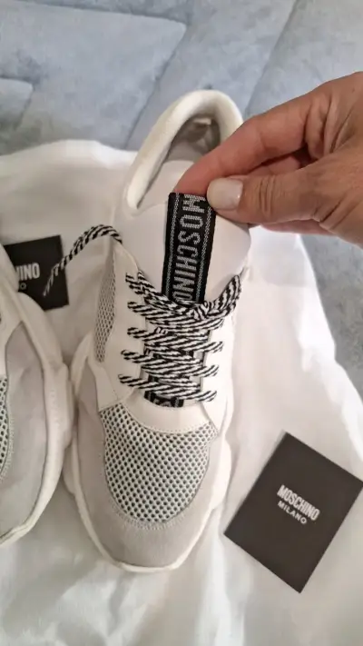 Zapatillas deportivas Moschino blancas - miniatura 4