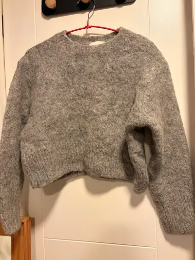 Suéter de lana gris H&M para mujer - miniatura 1