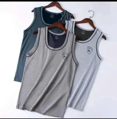 Poleras sin mangas deportivas para hombre en varios colores - miniatura 1