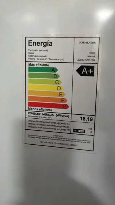 Congelador/refrigerador horizontal Fensa Z200D - miniatura 6