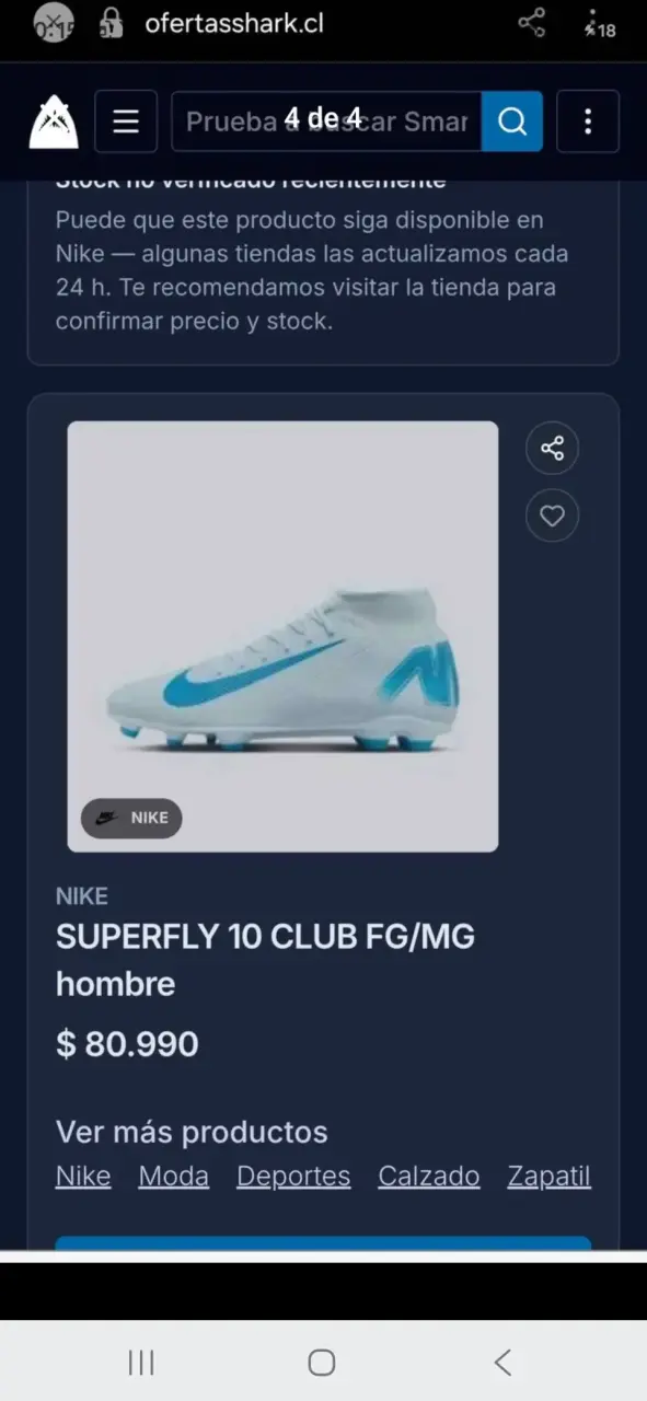 Zapatillas de Fútbol Nike Superfly 10 Club FG/MG Blancas - 4