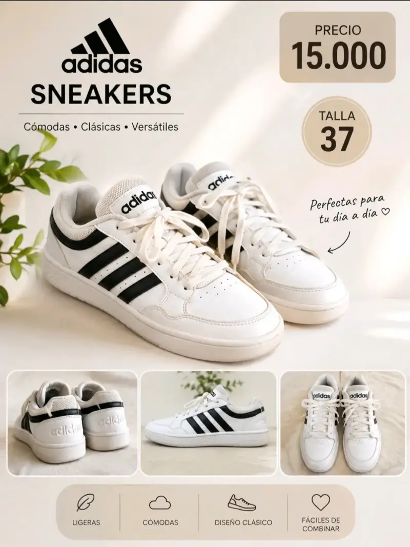 Botines de cuero marrón talla 37 - 5