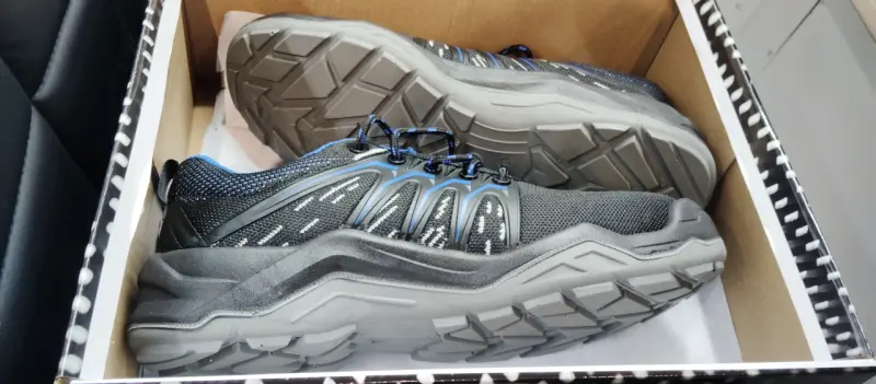 Zapatos de seguridad V-Flex negros y azules - 2