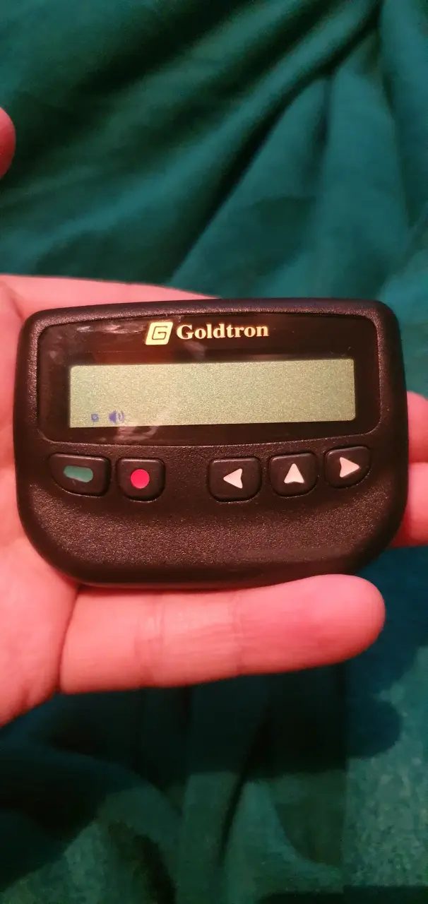 Beeper Goldtron clásico funcional