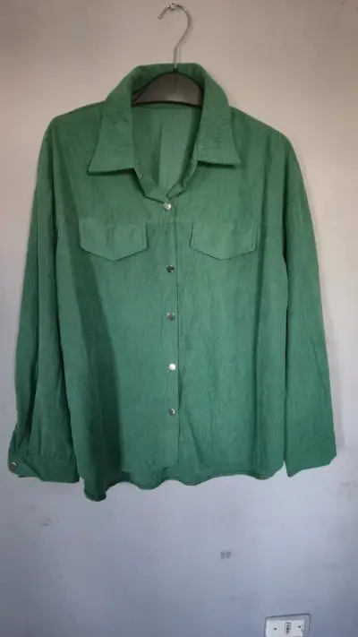 Camisa verde cotele shein xl - miniatura 1