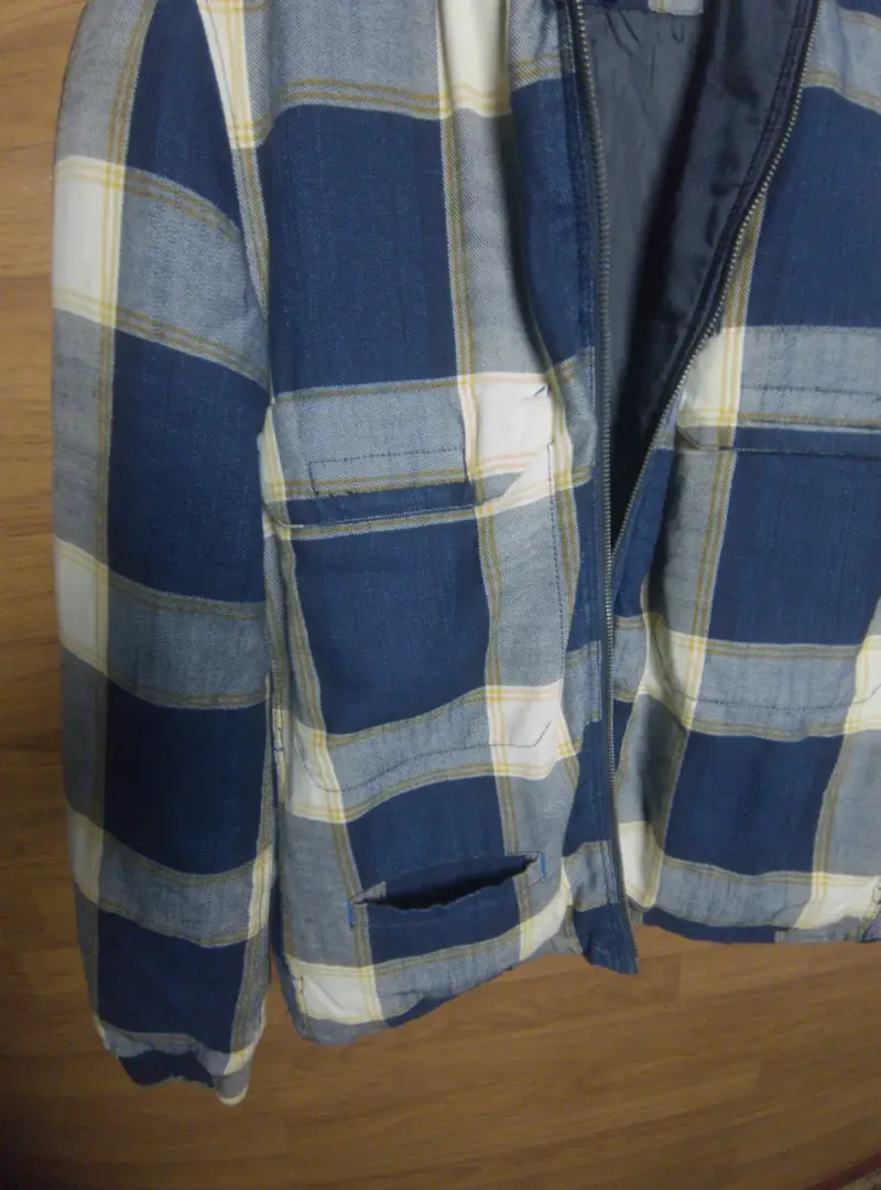 Chaqueta de franela a cuadros azul y blanco G-STAR - 2