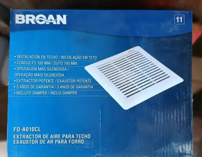 Extractor de Aire para Techo Broan FD-A010CL - miniatura 1