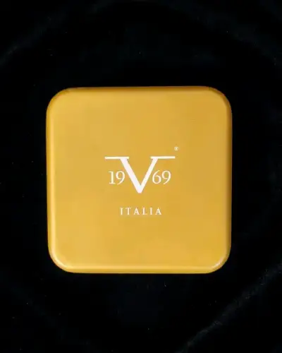 Reloj de pulsera versace dorado  correa palo rosa - miniatura 3
