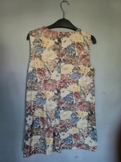 Vestido mezclilla floral Basement L - miniatura 2