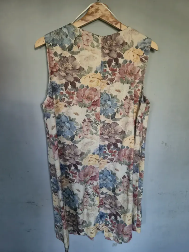 Vestido mezclilla floral  Basement XL - 2
