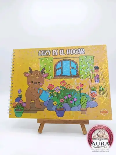 Libro para colorear Cozy en el Hogar - miniatura 1