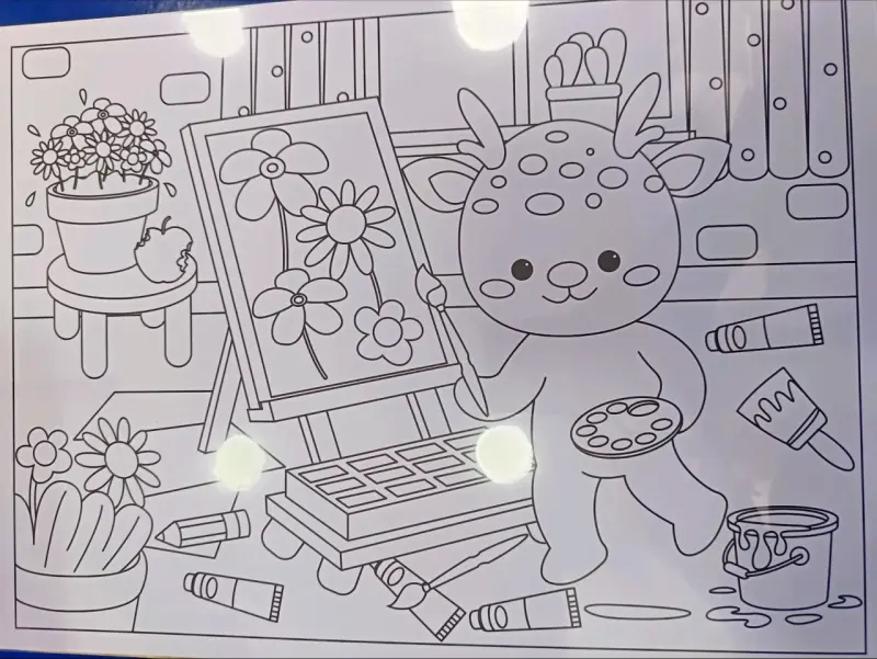 Libro para colorear Cozy en el Hogar - 3