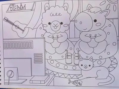 Libro para colorear Cozy en el Hogar - miniatura 6