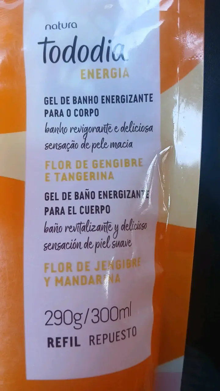 Gel de Baño Energizante Natura Tododia 300ml - 2