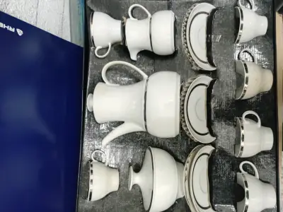 Juego de café porcelana Florencia 15 piezas - miniatura 3