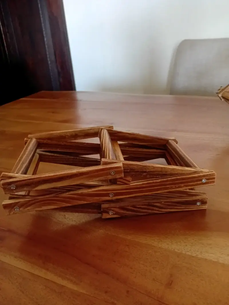 Soporte de madera para botellas de vino - 3