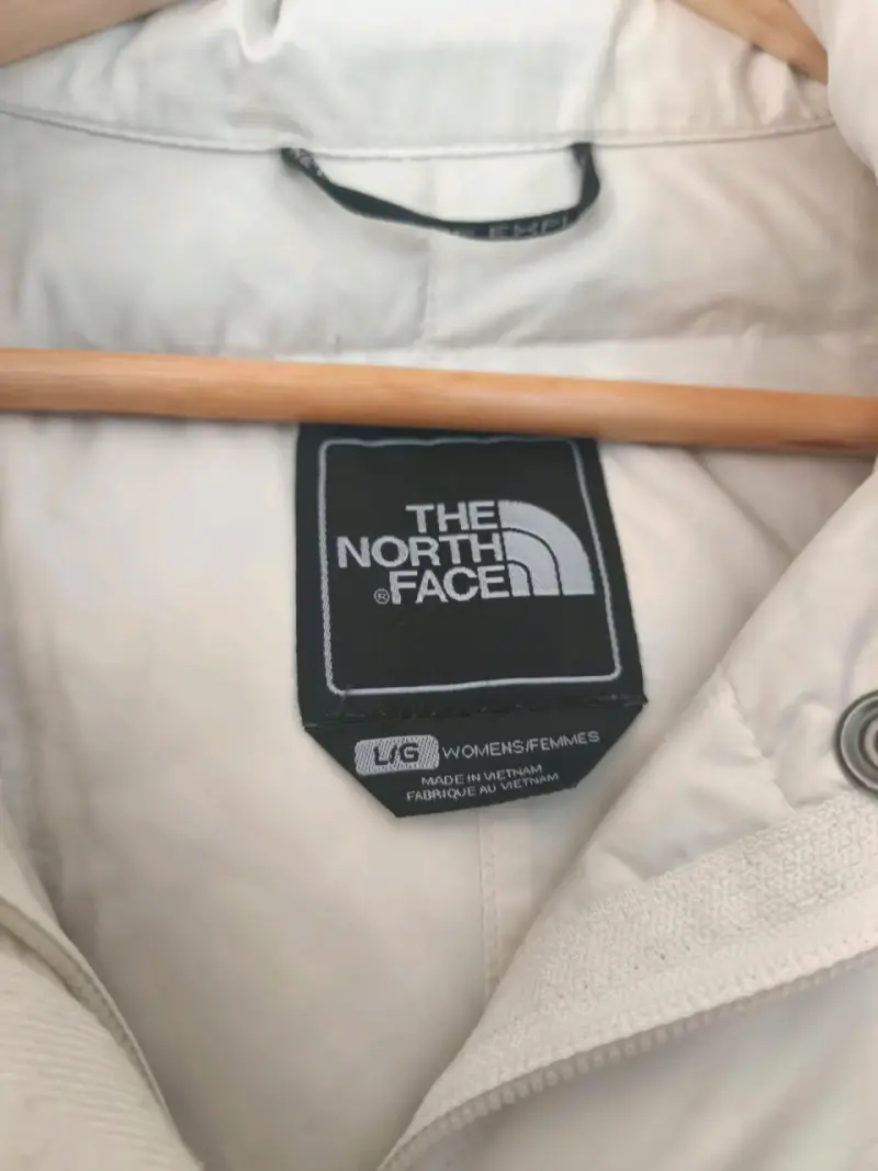 Abrigo largo acolchado blanco The North Face para mujer - 3