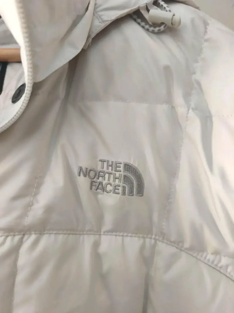 Abrigo largo acolchado blanco The North Face para mujer - 4