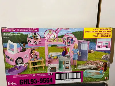 Autocaravana Barbie Dreamcamper 3 en 1 - miniatura 1