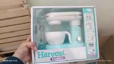 Set de juguete licuadora y tostadora Harvest Family - miniatura 2