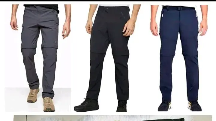Pantalones desmontables de secado rápido para hombre - 1