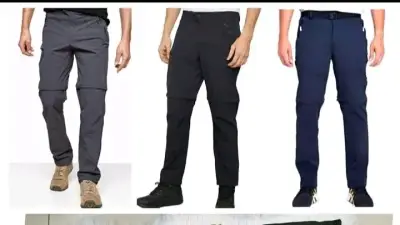 Pantalones desmontables de secado rápido para hombre - miniatura 1