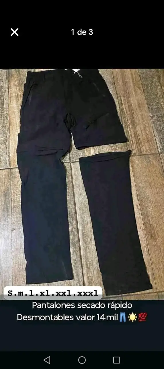 Pantalones desmontables de secado rápido para hombre - 3