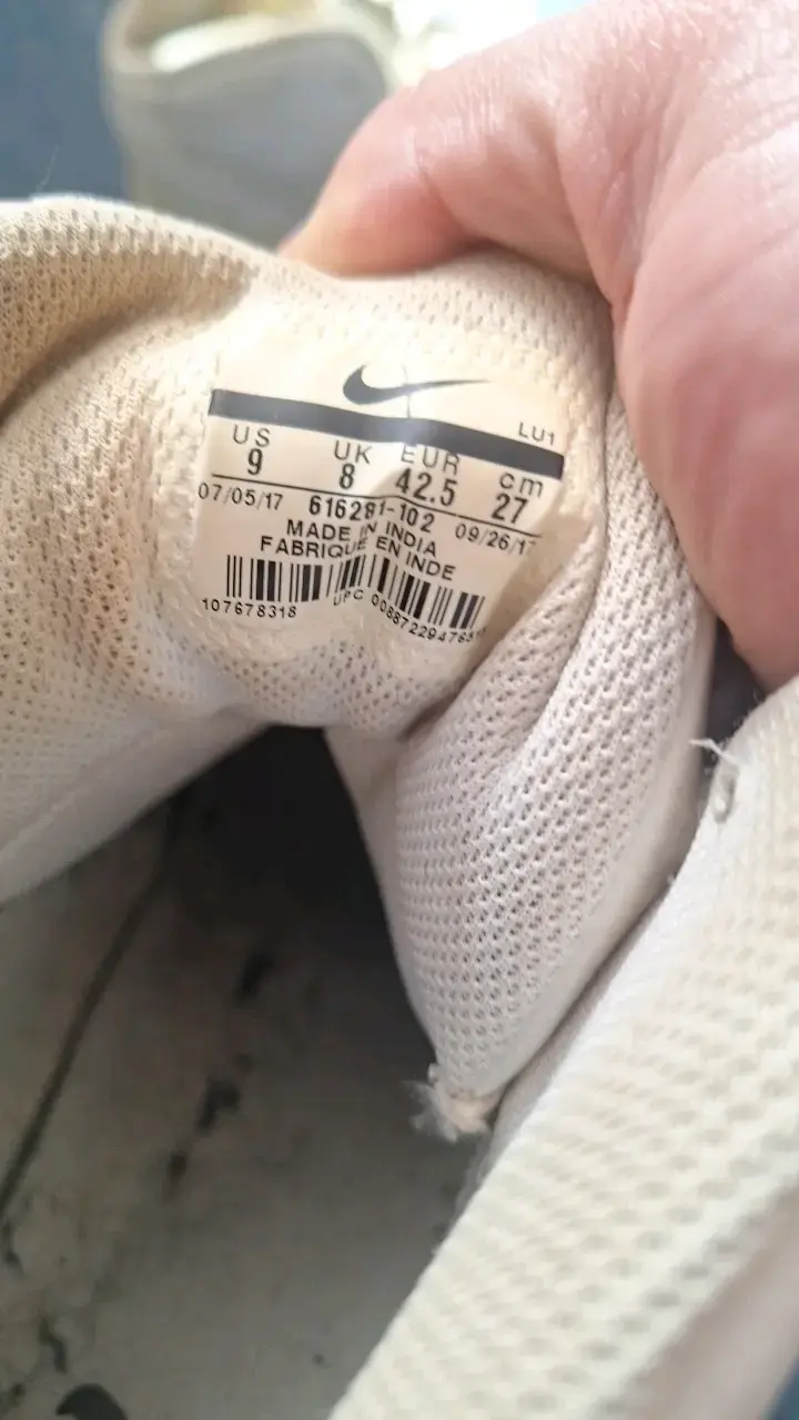 Zapatillas deportivas blancas Nike talla 42.5 - 3