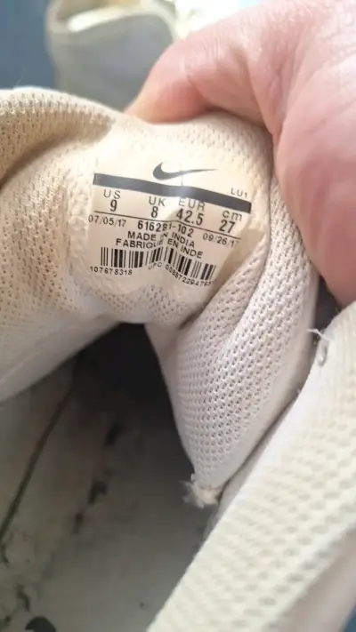 Zapatillas deportivas blancas Nike talla 42.5 - miniatura 3