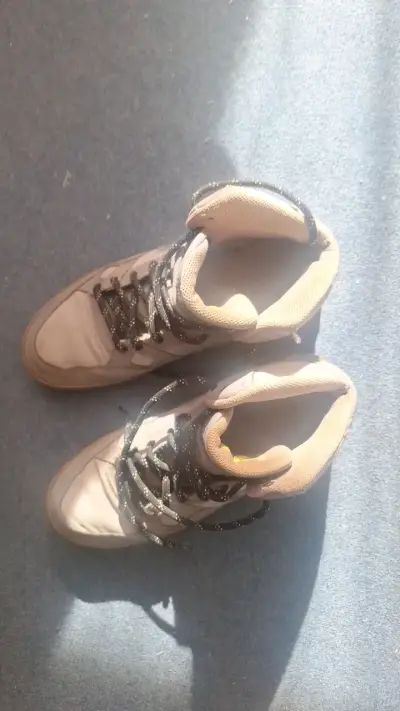 Zapatillas Nike Force Mid Top Beige - miniatura 4
