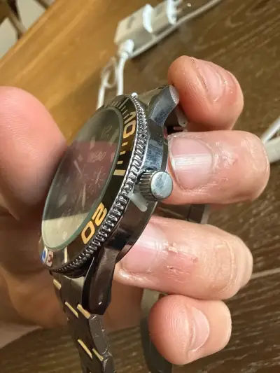 Reloj de pulsera Moschino negro con cronógrafo - miniatura 3