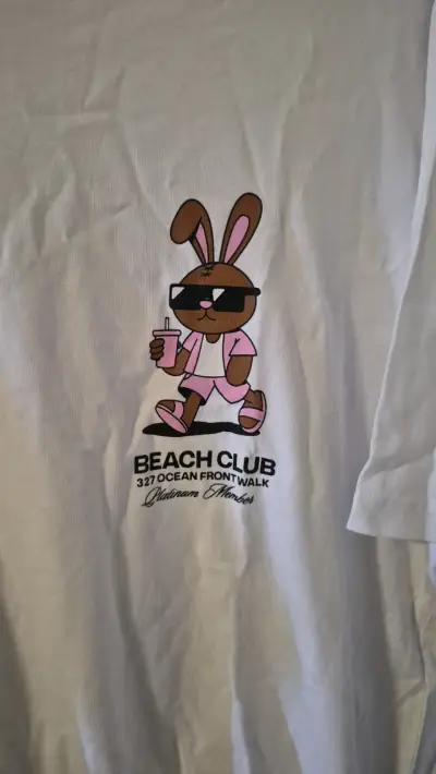 Polera blanca de hombre - miniatura 2