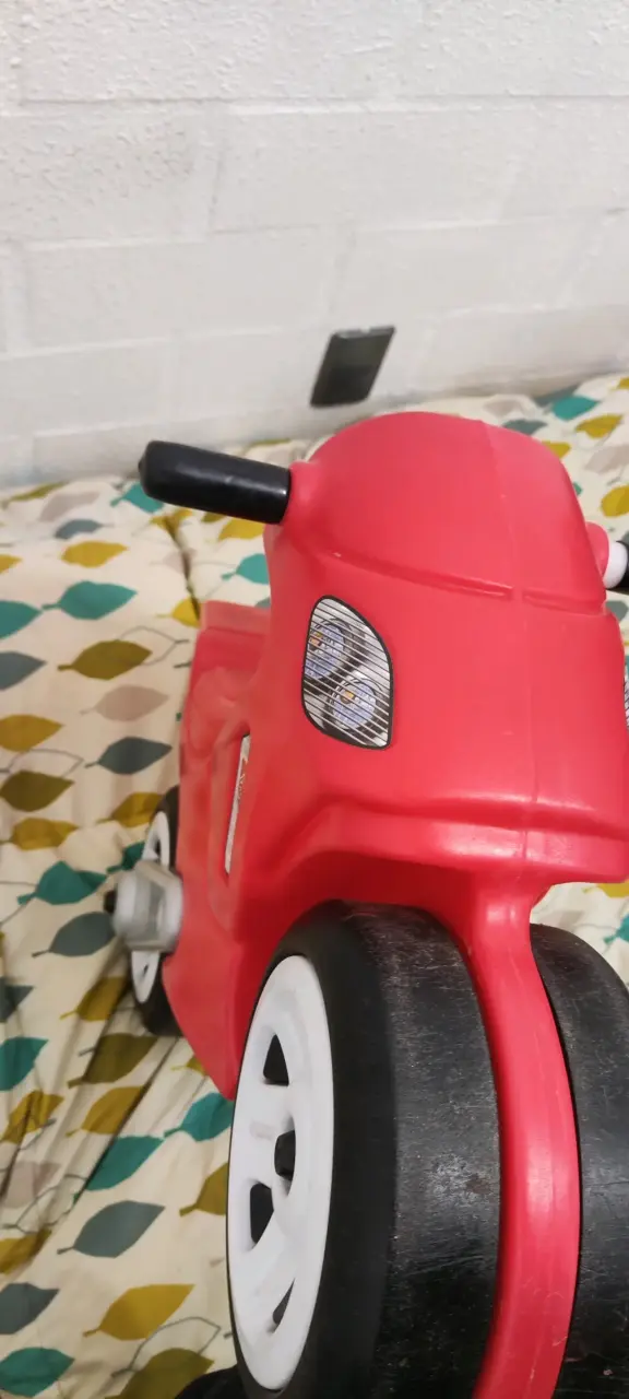 Moto de juguete roja para niños - 6