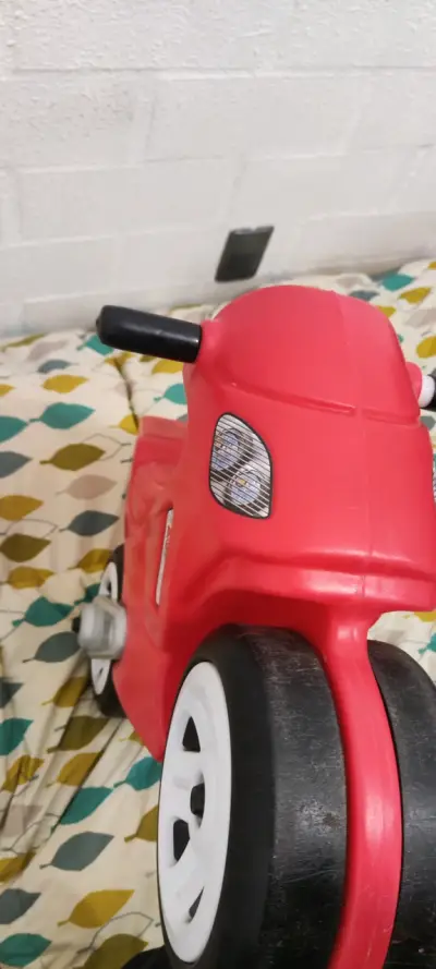 Moto de juguete roja para niños - miniatura 6