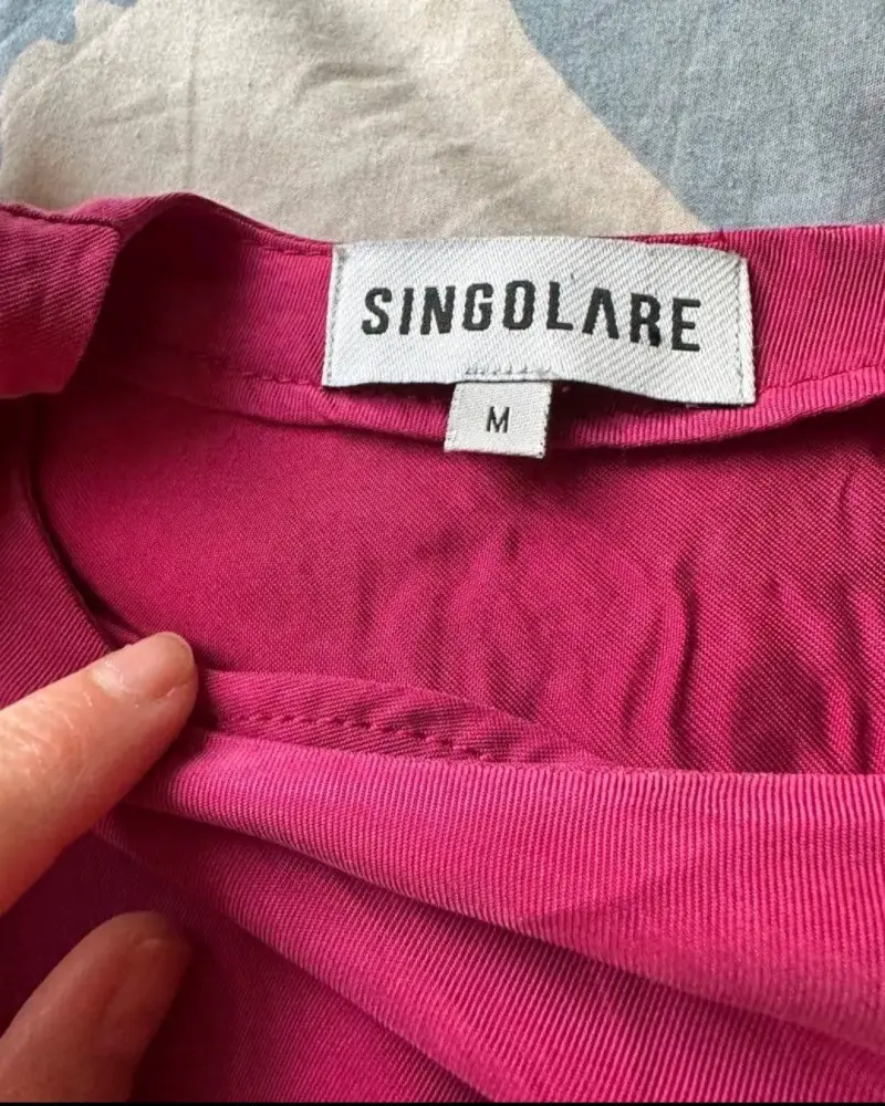 Blusa manga larga fucsia Singolare - 6